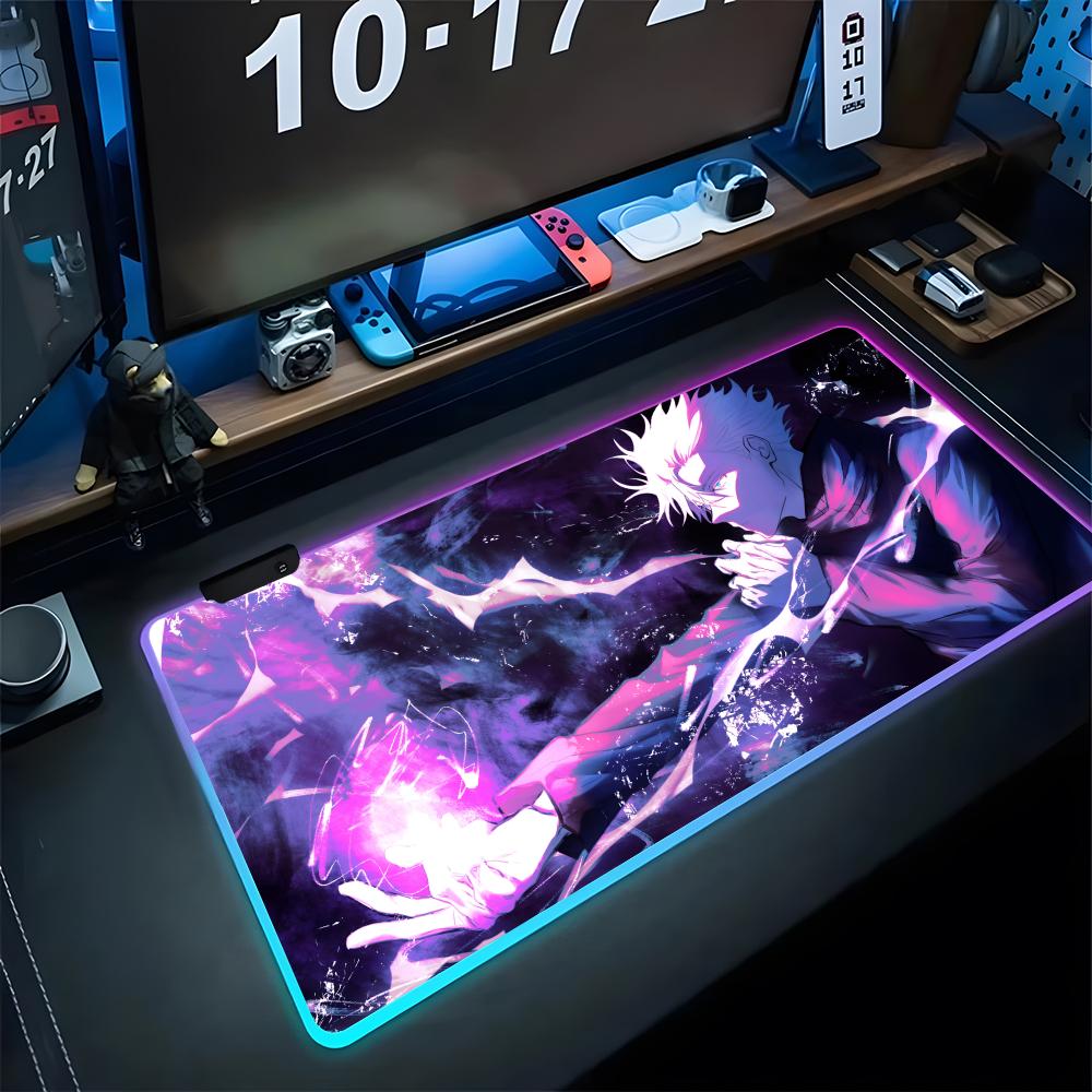 Desk Setup Rgb - لوحة ماوس أنيمي J-jujutsu K-kaisen للألعاب