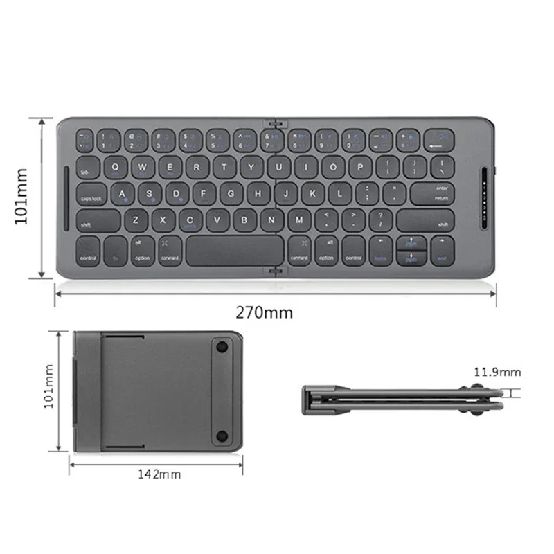 لوحة مفاتيح بلوتوث قابلة للطي  - مراجعة Desk Setup Ipad وسعره