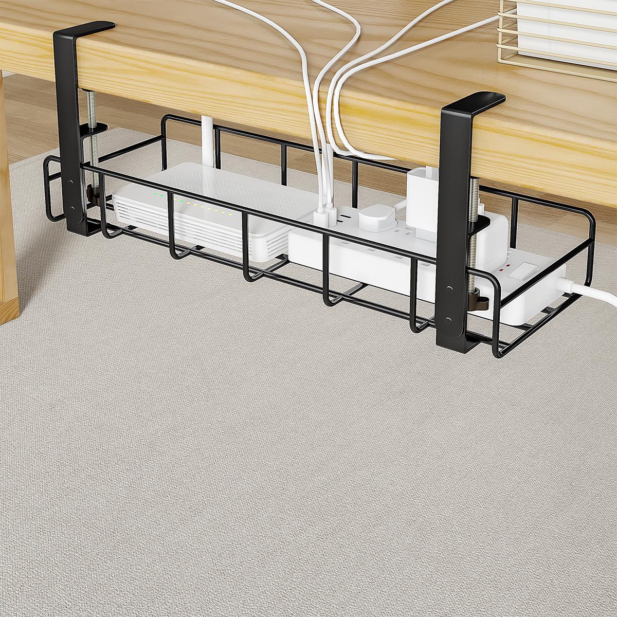 حامل تنظيم الكابلات تحت المكتب - مراجعة Desk Setup No Computer وسعره