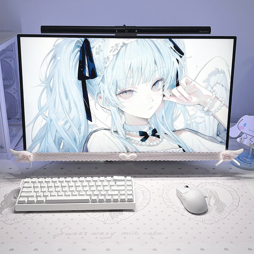 زينة شاشة جديدة من الدانتيل ال - مراجعة Desk Setup No Computer وسعره