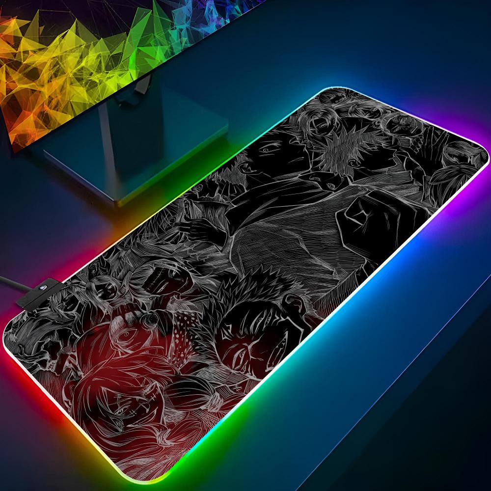 لوحة ماوس أنيمي J-jujutsu K-ka - مراجعة Desk Setup Rgb وسعره