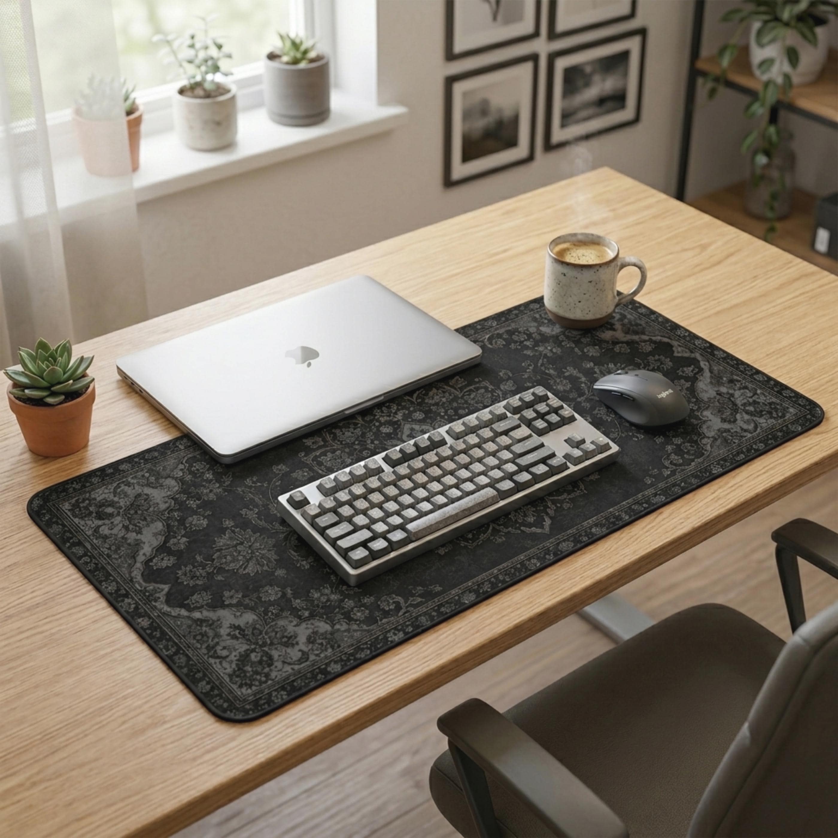 سجادة مكتب سوداء، وسادة مكتب ب - مراجعة Desk Setup Vintage وسعره