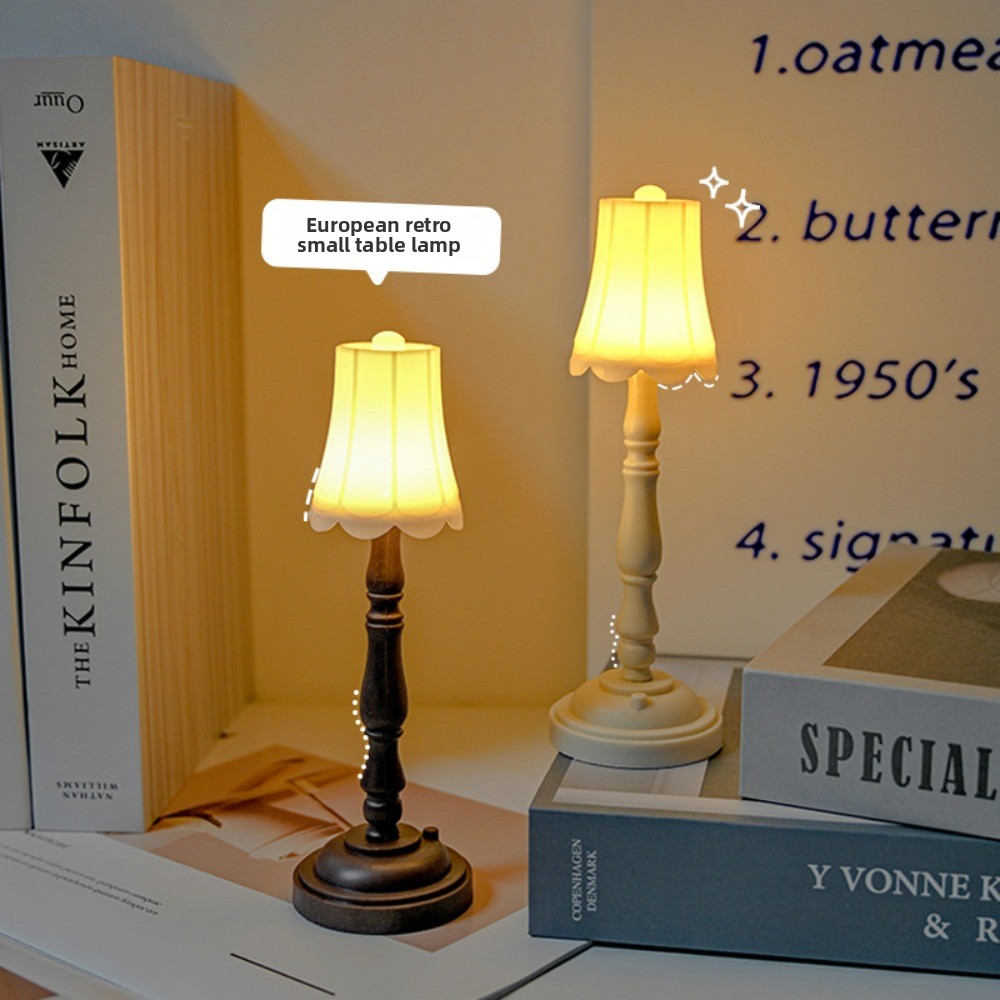 ضوء ليلي LED عتيق - مصباح طاول - مراجعة Desk Setup Vintage وسعره