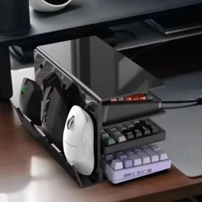 حامل لوحة مفاتيح ثلاثي الطبقات - مراجعة Desk Setup Pegboard وسعره