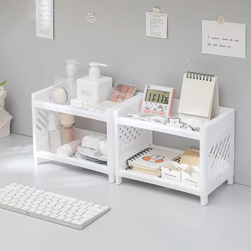 رف تخزين مكتبي متعدد الطبقات ، - مراجعة Desk Setup Home Office وسعره