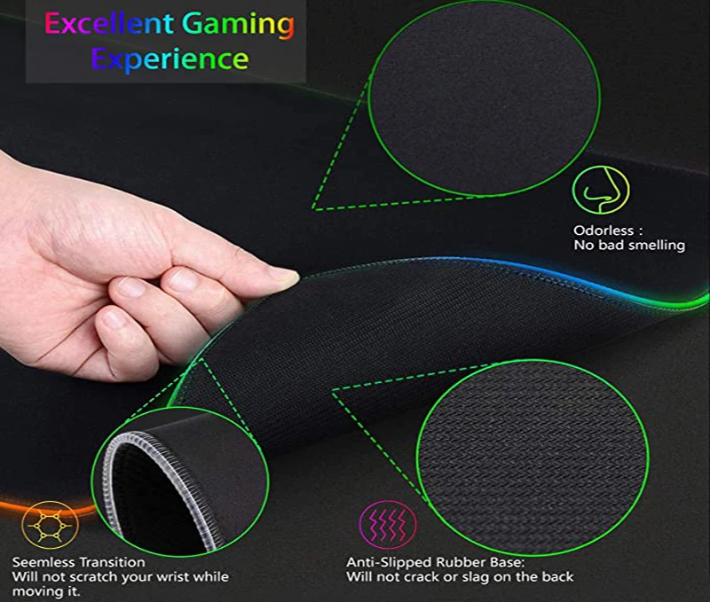 سجادة ماوس كبيرة الحجم RGB XXL - مراجعة Desk Setup Rgb وسعره